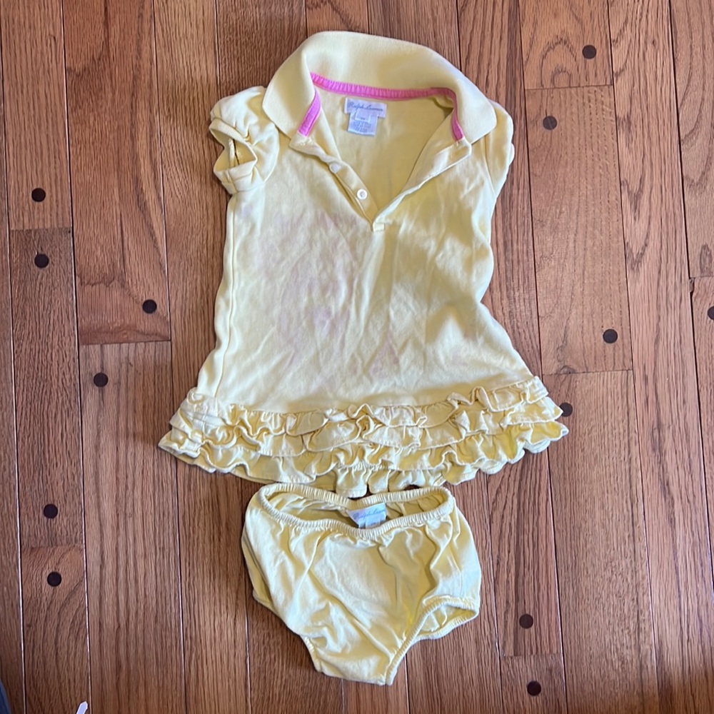 Ralph Lauren baby polo dress with bloomers